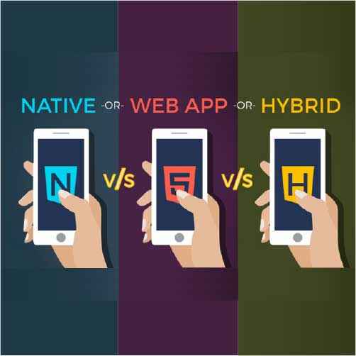 web apps vs native apps vs hybrid apps